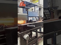Titanyum Bar Billets'i Piercing'ten Önce Isıtmak---www.weldedsteel-tube.com