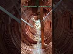 Bakırla Kaplanmış Kondansör Tüpleri Paketlendi