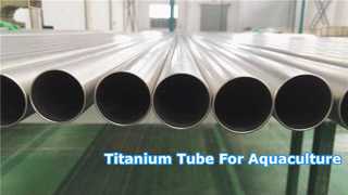 Açık Deniz Su Ürünleri Yetiştiriciliği İçin Titanyum Boru 22mm Maksimum Wt